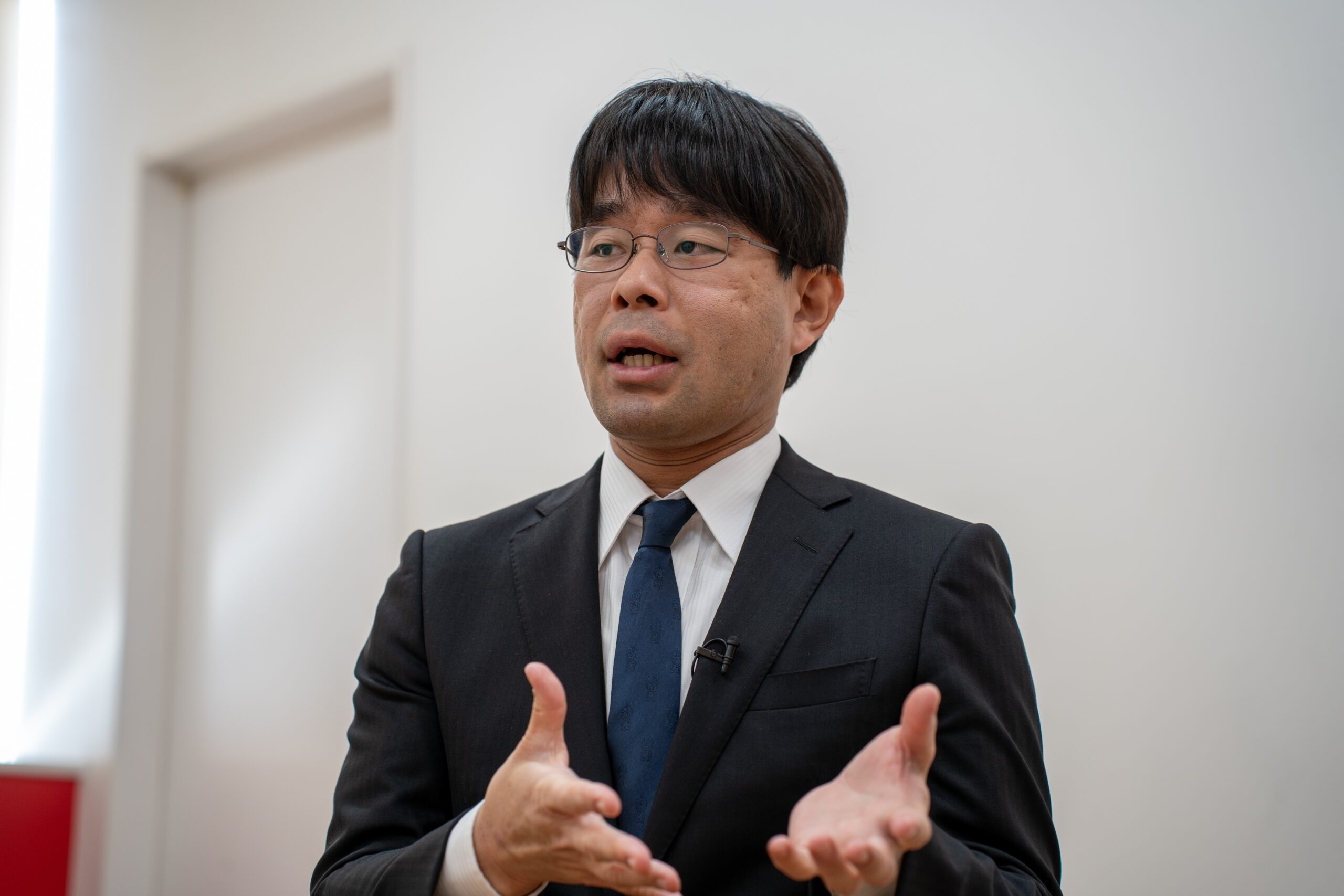 株式会社アップのインタビューの様子