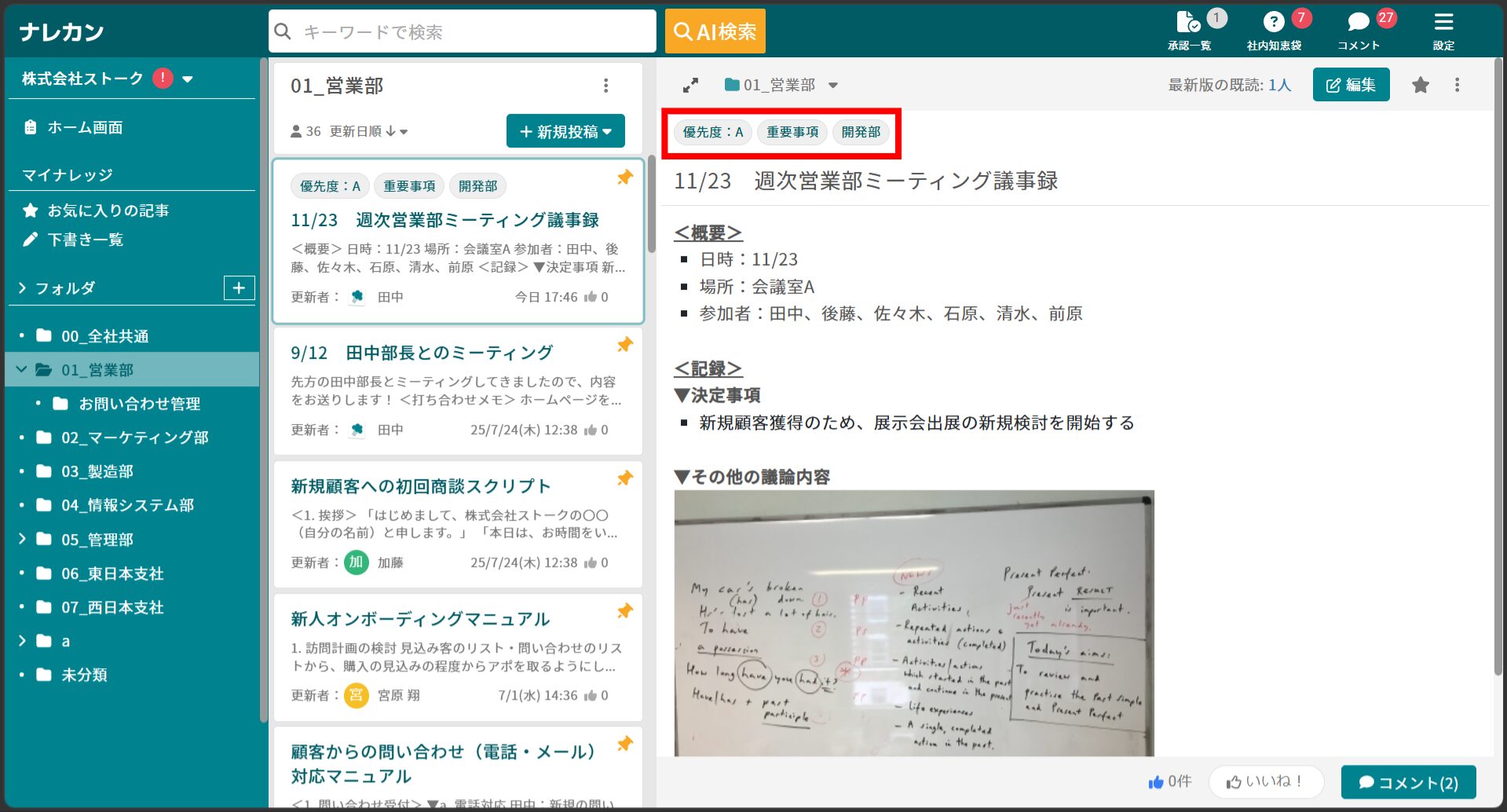 記事にタグを付けることはできますか?